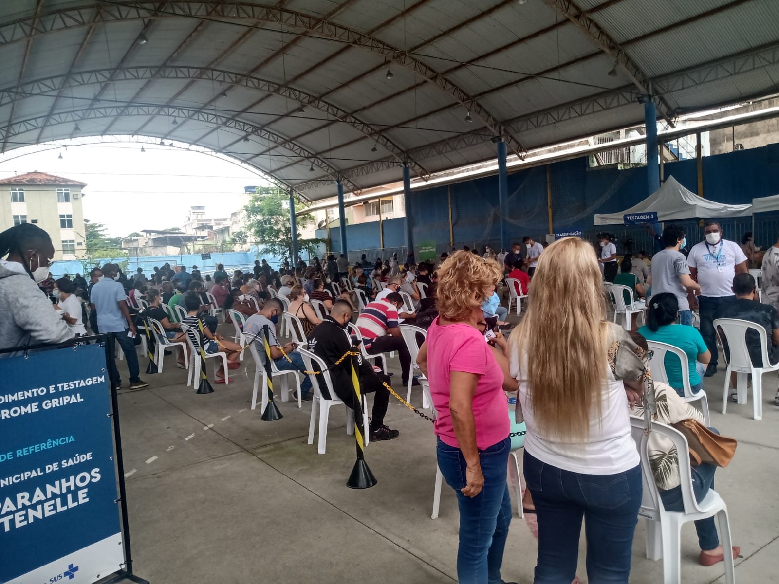 Inauguração Centro de Atendimento e Testagem