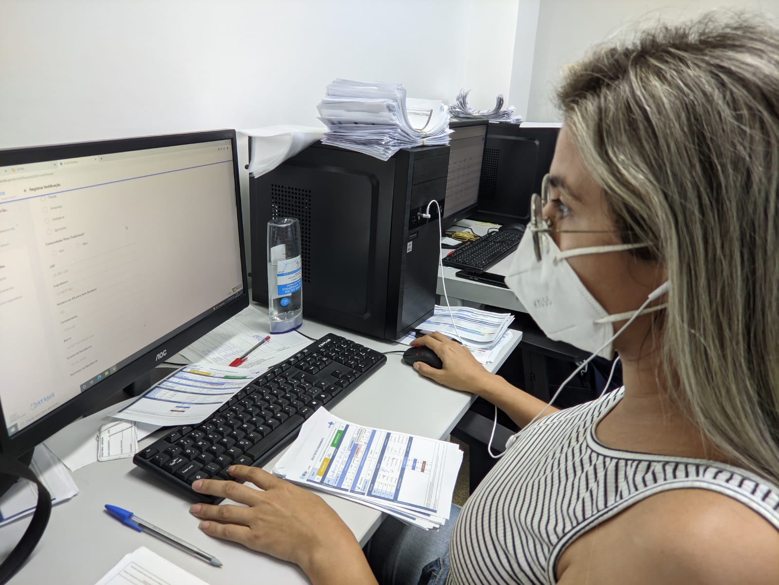 E-SUS Notifica – lançamentos de casos de síndrome gripal