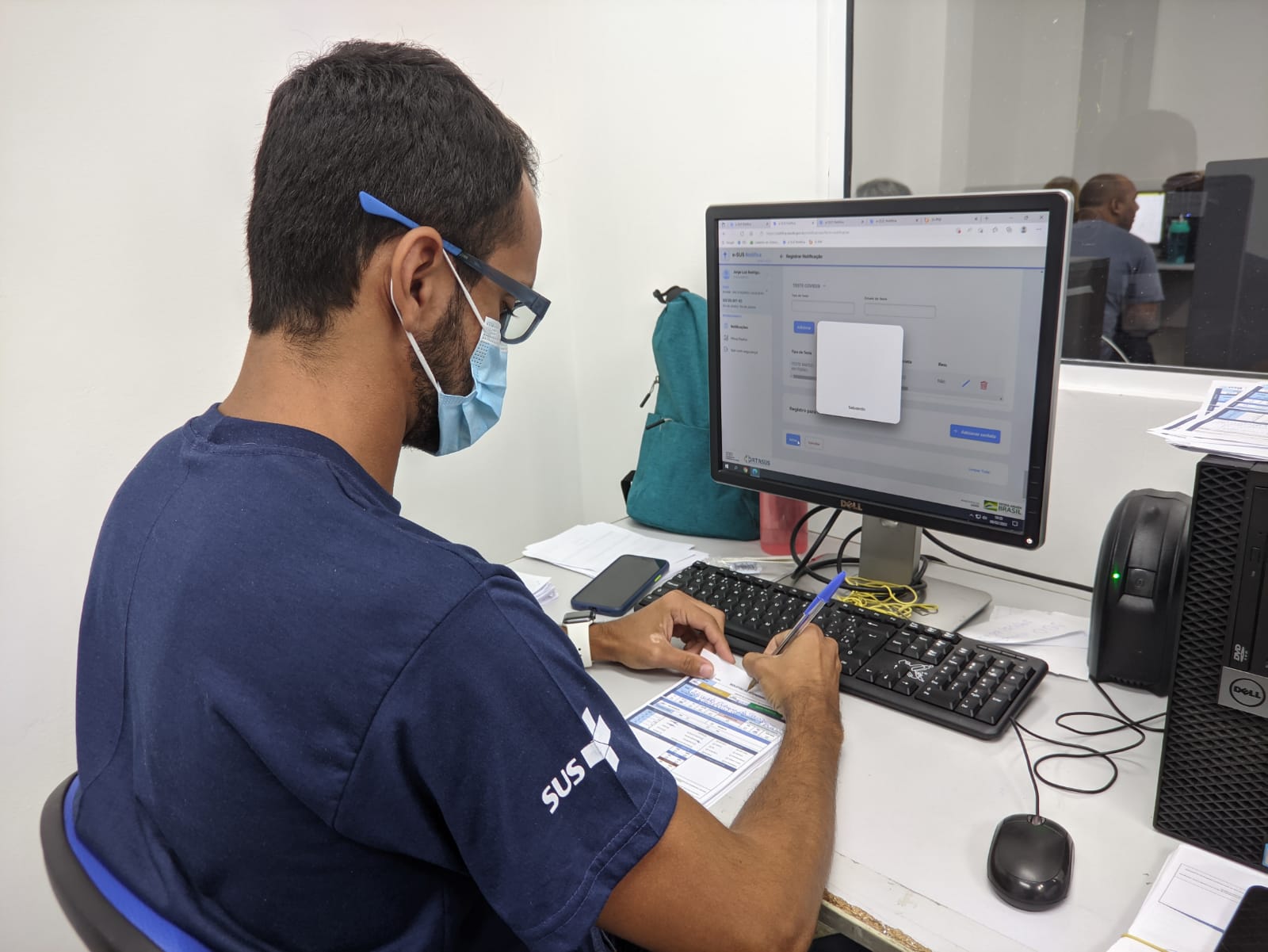 E-SUS Notifica – lançamentos de casos de síndrome gripal