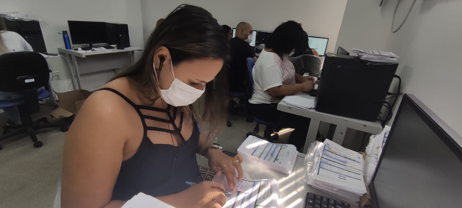 Contagem dos Boletins de Atendimento