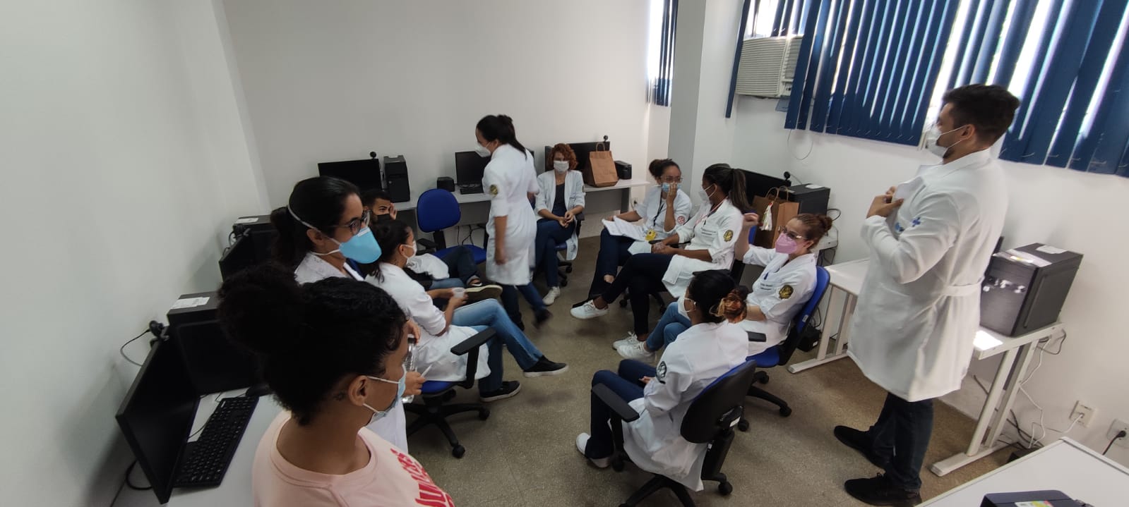 Prova prática para os alunos de Enfermagem