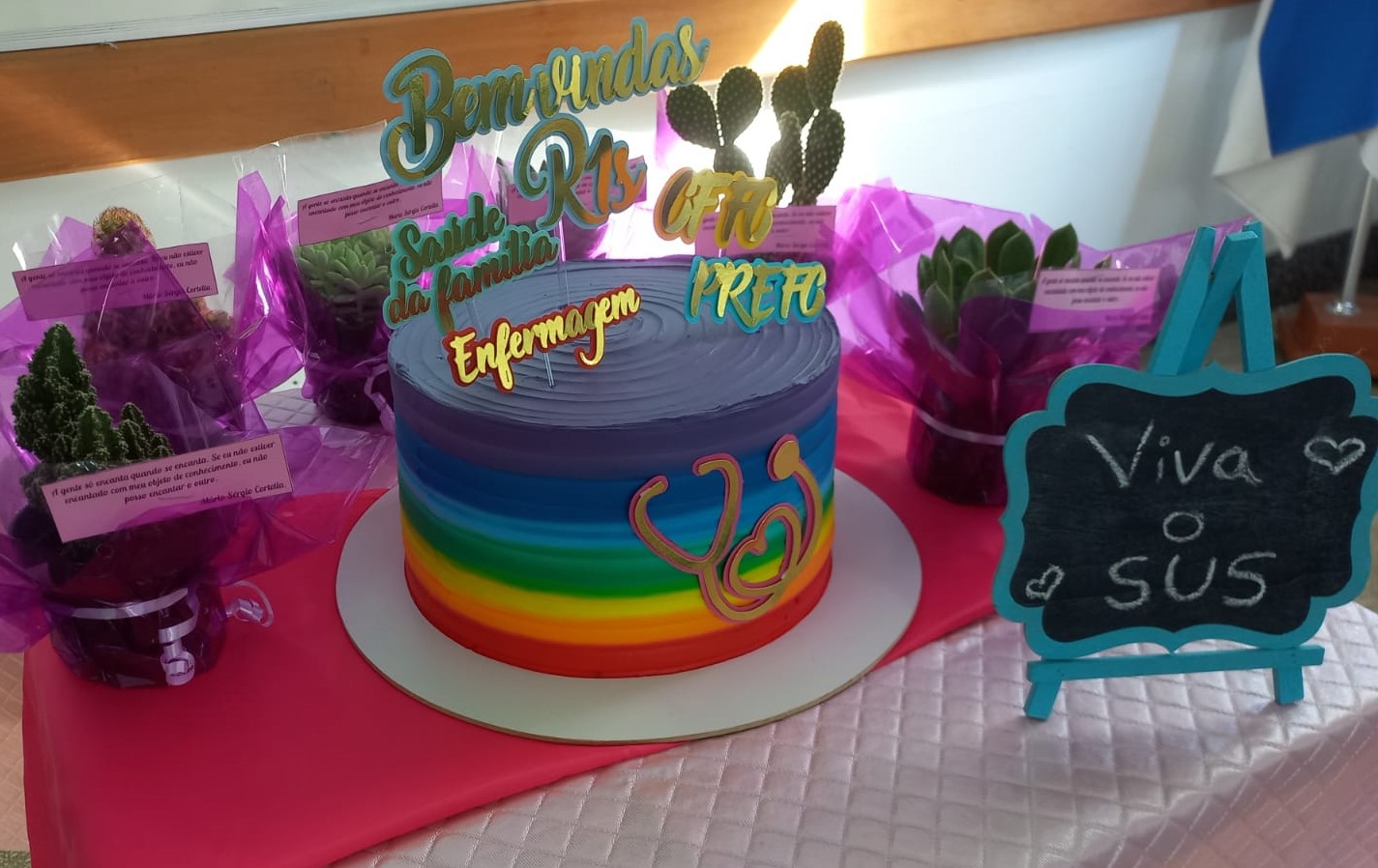 Recepção aos novos residentes