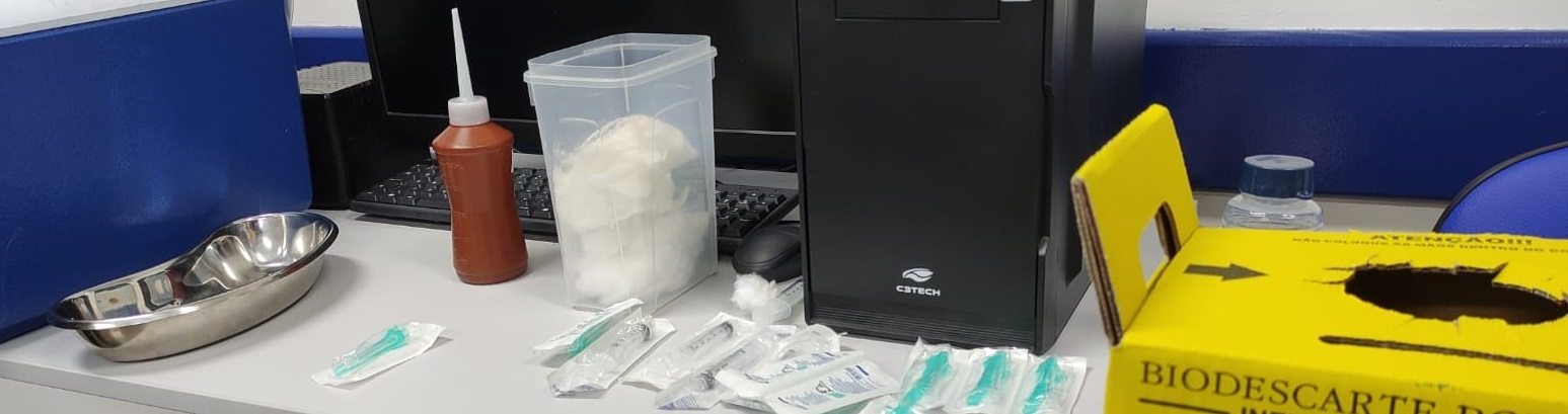 Aula técnica de vacinação