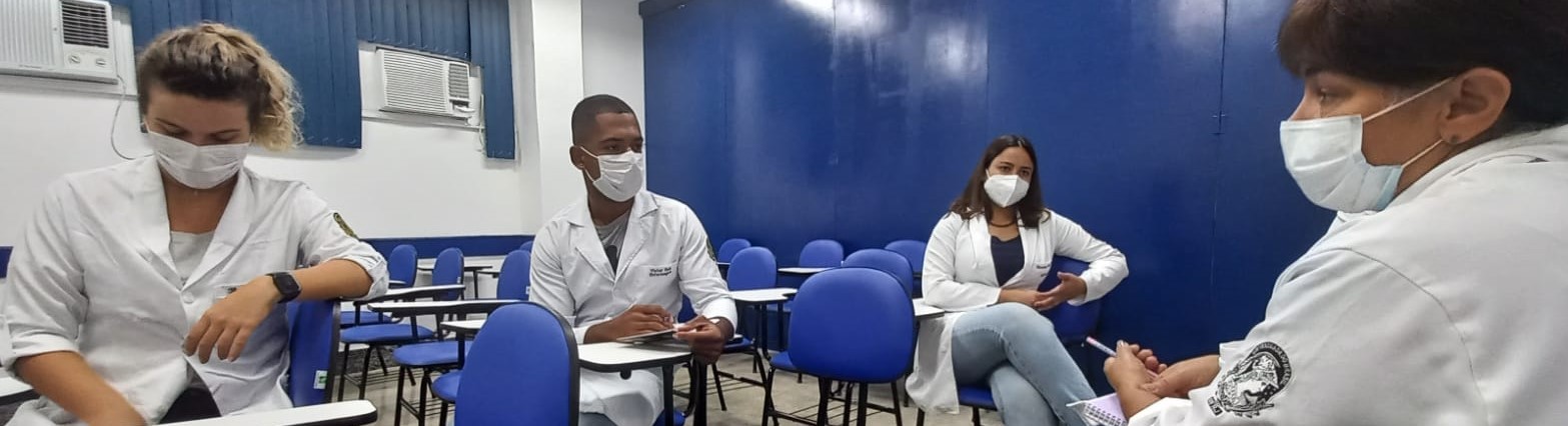 Reunião com acadêmicos de Enfermagem
