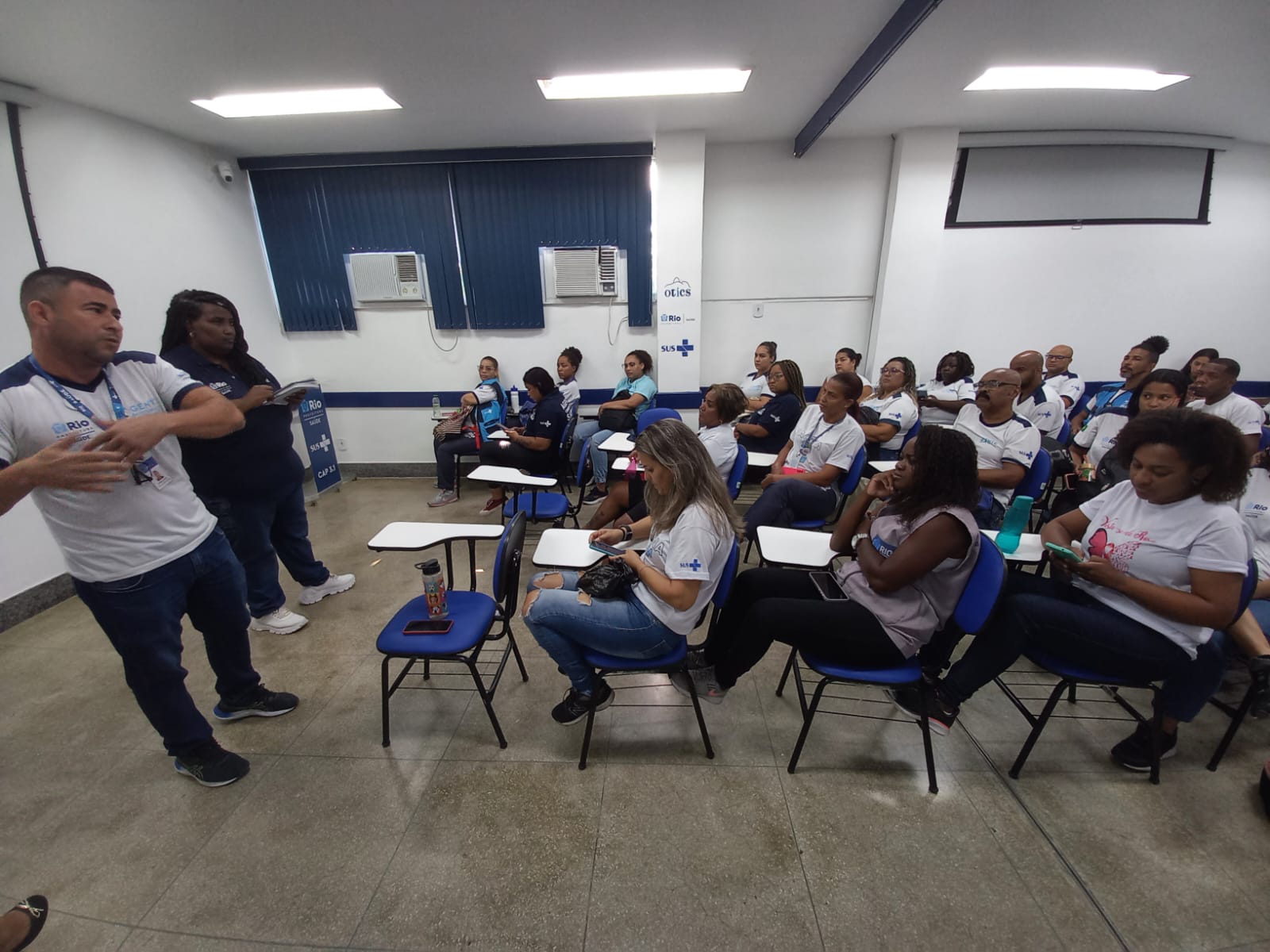 Reunião com os Agentes Comunitários de Saúde