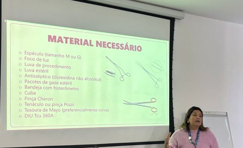 Inserção, revisão e remoção de DIU